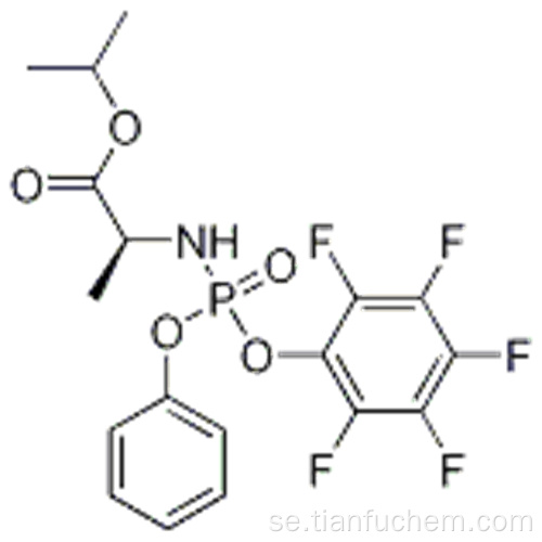N - [(S) - (2,3,4,5,6-pentafluorfenoxi) fenoxifosfinyl] -L-alanin 1-metyletylester CAS 1334513-02-8